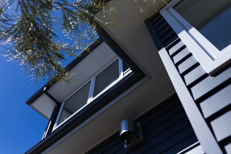 Up-close view of details of Northern Beaches home